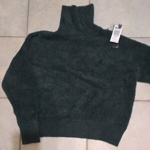 Cyrus Forest Green Turtleneck Sweater